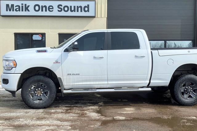2021 RAM 2500 with professional window tint in North Bay